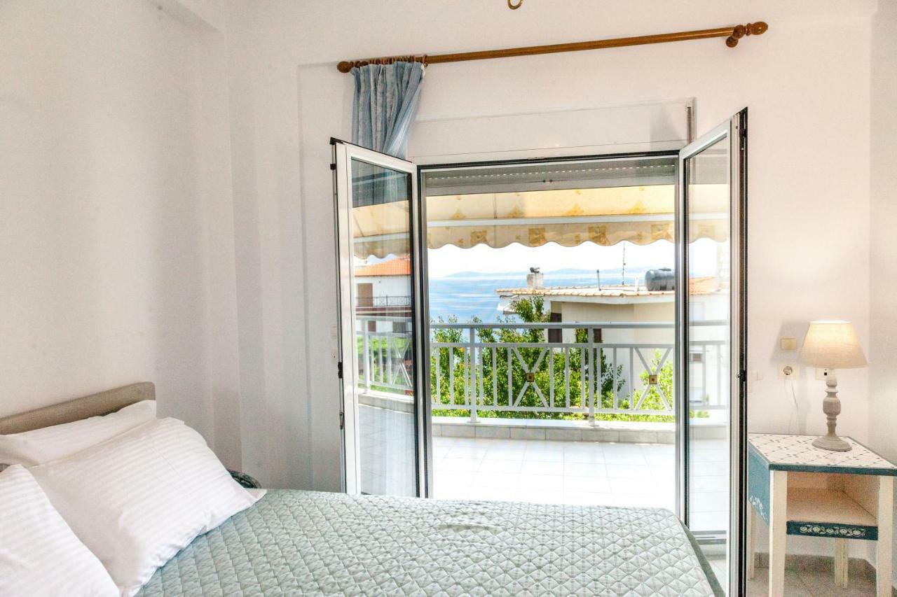 Casa Bianca Μεζονέτα Με Θέα Στη Θάλασσα Apartamento Néos Marmarás Exterior foto
